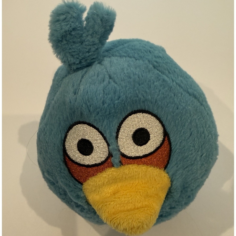 Angry Birds Blue Bird Plush 6" Jay Jim Jake 2010 Commonwealth NO SOUND VARIANT